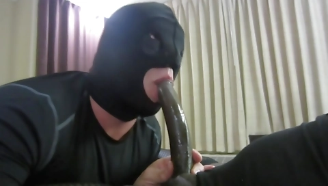 Shemale takes care of a guy's dick and then fucks him