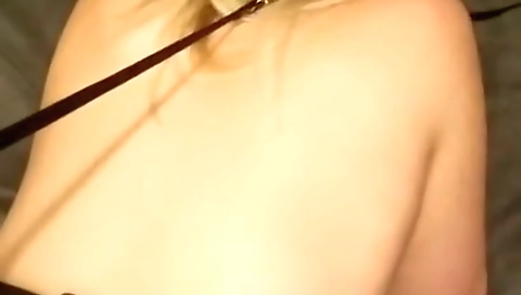 Ebony tranny plays with the dude's dick in a kinky bdsm scene