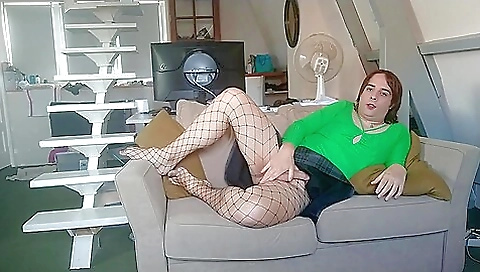 French blonde enjoys solo sex in all possible ways