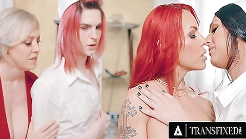 Horny nurse does full-body sex with some sexy shemale