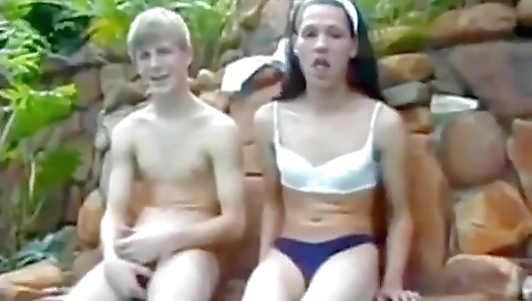 This busty hottie with a big ass is going to show off her tits