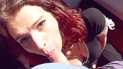 Redheaded trans wife gets her pussy drilled in her ass