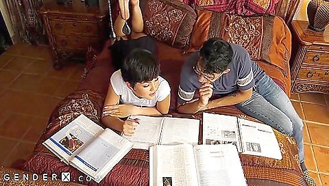 Asian babe with a great body and a great ass takes a dick inside