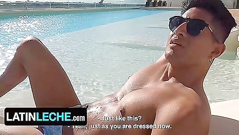 Busty brunette pornstar 18+ gets off on a video with her photographer