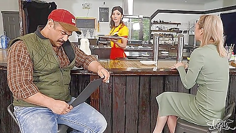 Fantastic pornstar in amazing interracial sex action